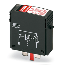 Dispositivo Proteção Contra Surto 1 Polo 690V 15Ka Ip20 Preto Valms75030St Phoenix Contact