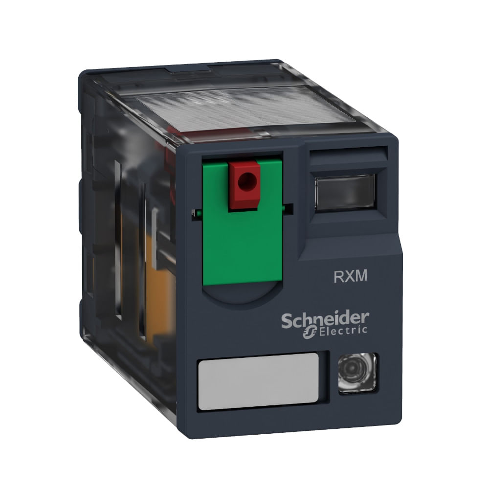 Zelio Relé RXM 6 A 24 V CA - RXM4AB2B7 - Schneider - Dimensional