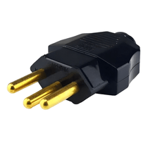 Plugue Macho 180° 2P+T 10A Pt 13301714  WEG