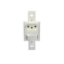 1 Interruptor 1 Tomada 10A Branco Klin 13328731  WEG