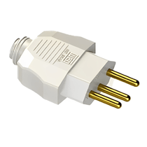 Plugue Macho 180A 2 Polos + Terra 10A Branco Industrial Caixa 100 13302118 WEG