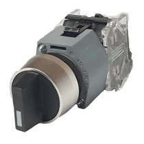 Comutador Metálico Chave 3Pos 2X1Na Preto 3Sb71304Al111Na0 Siemens