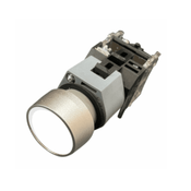 Botão Pulsador Redondo Branco 22Mm 1Na Sem Grav Momentaneo 3Sb71300Ab Siemens