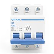 Disjuntor Mini Tripolar Curva C 3KA 63A 5DA3C3063A Altronic