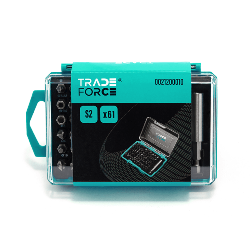【ゆ】10セット Jogo Bits 61 Peças Estojo 0021200010 TradeForce - Dimensional