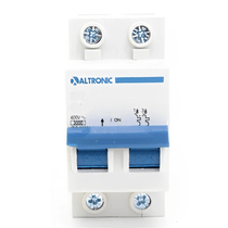 Disjuntor Mini Bipolar 6A 220/400VCA C 3KA Da3C 5Da3C206A Altronic