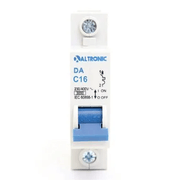Disjuntor Mini Monopolar Curva C 3KA 16A 5DA3C116A Altronic