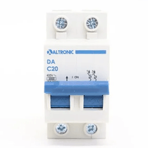 Disjuntor Mini Bipolar 20A 220/400VCA C 3KA Da3C 5Da3C220A Altronic