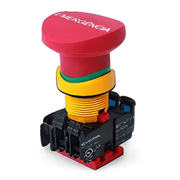 Frontal Botão Redondo Vermelho F22 3Mm CLE240+KS110+2XCLP101+PLACAEMERG Ace Schmersal