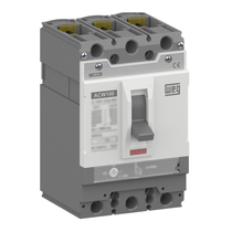 Disjuntor Caixa Moldada Tripolar Térmico Ajustável/Magnético Fixo 380VCA 100A 85KA Acw 11111177 Weg