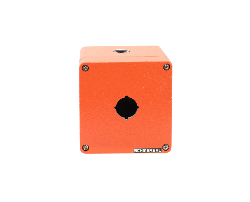 Caixa-Aluminio-P1-0122-C-Laranja-100x100x80-Ace-Schmersal-2