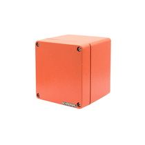 Caixa Alumínio 100x100x80 Laranja Ace Schmersal