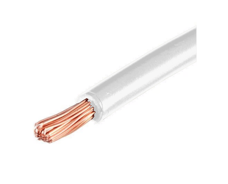 Cabo Flexível 1,5mm 750V 70 Graus Branco