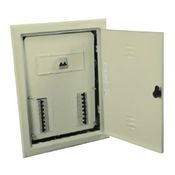 Quadro Distribuição Disjuntor Aço Carbono Sobrepor Din 70 120 X 481 X 1082 mm Comando Barramento QDSTGII Pial