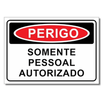 Placa Sinal Pvc Perigo 250X180Mm C0052B Brady
