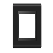 Placa Embutida 3 Postos 4X2" Preto 3 Posiçoes Refinatto 13978019 WEG