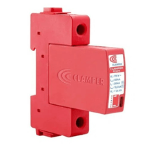 Dispositivo Proteção Contra Surto Classes I/II 1 Polo 175V 12,5/60KA IP20 Vermelho 016695 Clamper