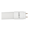 Lâmpada LED T8 G13 4000K Luz Branca Bivolt 40W Vidro Ourolux - Imagem ampliada destacando os conectores e a marca