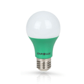 Lâmpada LED A60 E27 Verde Bivolt 7W OURO 60 COLORS Ourolux a imagem apresenta o produto inteiro