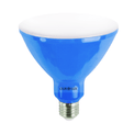 Lâmpada LED PAR38 E27 Azul Bivolt 16W SUPERLED COLORS Ourolux a imagem apresenta o produto inteiro