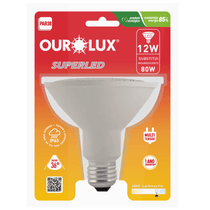 Lâmpada LED PAR38 E27 6500K Luz Branca Fria Bivolt 12W 36G 20113 Ourolux