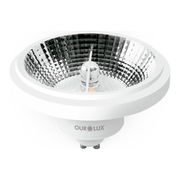 Lâmpada LED Ar111 GU10 2700K Luz Amarela Bivolt 12W 20135D Ourolux