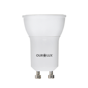 Lâmpada LED GU10 2700K Luz Amarela Bivolt 3,5W 36G 20065D Ourolux
