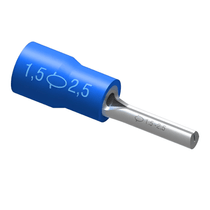 Terminal Elétrico Pino Pré-Isolado 2,5mm2 Azul TPP2,512 Intelli