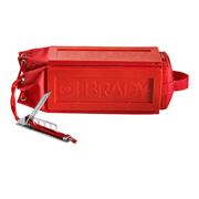 Capa Segurança Nylon Vermelho para Controle Ponte Rolante Brady 150587 Brady