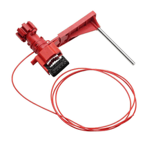 Bloqueio Válvula Universal Grande Com Cabo De Nailon De 2.4m e Braco 51388 Brady