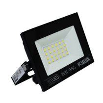 Refletor Lâmpada LED Alumínio 20W 6500K LED3820 Foxlux