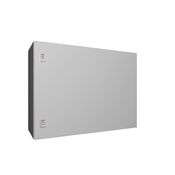 Quadro Comando Sobrepor Aço Pintado Cinza 7035 IP66 1 Porta 600x800x300mm Compac Rittal