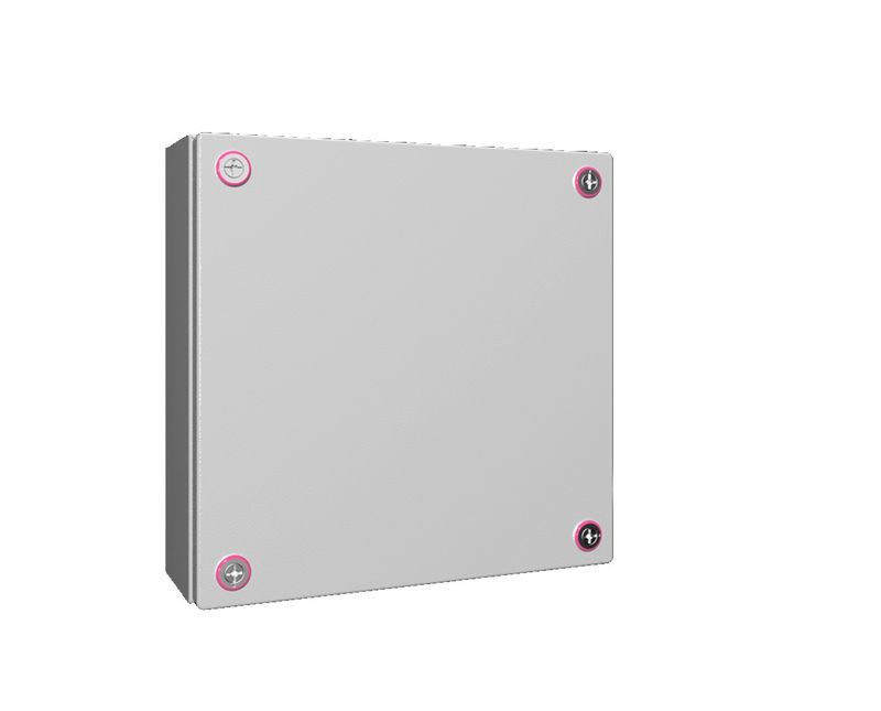 Caixa-Passagem-Industrial-Sobrepor-Aco-Carbono-Cinza-7035-IP66-300X-300X-120MM-Sem-Flange-1507000-Rittal