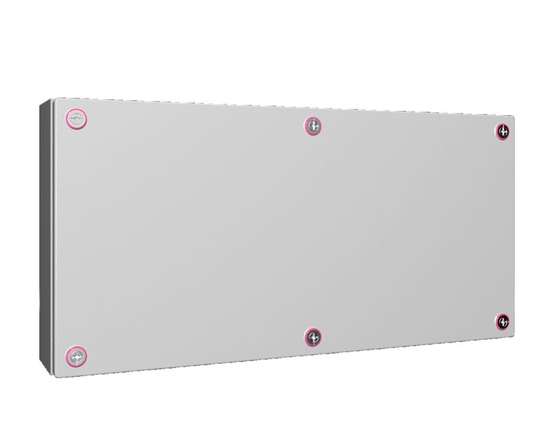 Caixa-Passagem-Industrial-Sobrepor-Aco-Carbono-Cinza-7035-IP66-300X-600X-120MM-Sem-Flange-1510000-Rittal