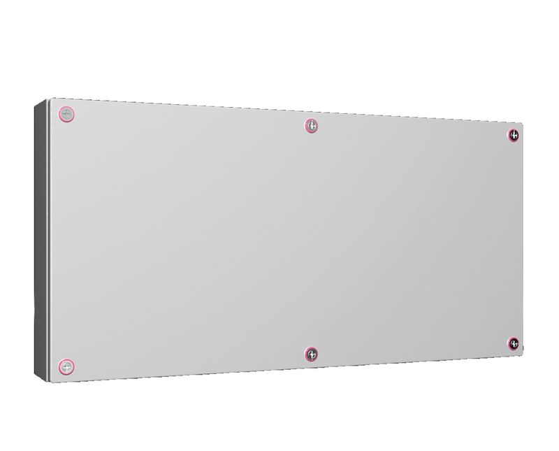 Caixa-Passagem-Industrial-Sobrepor-Aco-Carbono-Cinza-7035-IP66-400X-800X-120MM-Sem-Flange-1513000-Rittal