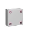 Caixa-Passagem-Industrial-Sobrepor-Aco-Carbono-Cinza-7035-IP66-150X-150X-80MM-Sem-Flange-1514000-Rittal
