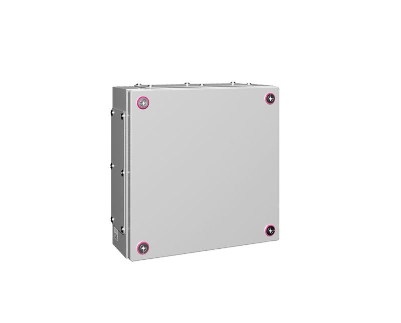 Caixa-Passagem-Industrial-Sobrepor-Aco-Carbono-Cinza-7035-IP55-300X-300X-120MM-Com-Flange-1535000-Rittal