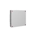 Caixa-Passagem-Industrial-Sobrepor-Aco-Carbono-Cinza-7035-IP55-400X-400X-120MM-Com-Flange-1539000-Rittal