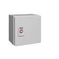 Quadro-Comando-Sobrepor-Aco-Carbono-Pintura-Cinza-7035-IP66-1-Porta-150X-150X-120MM-1553000-Rittal