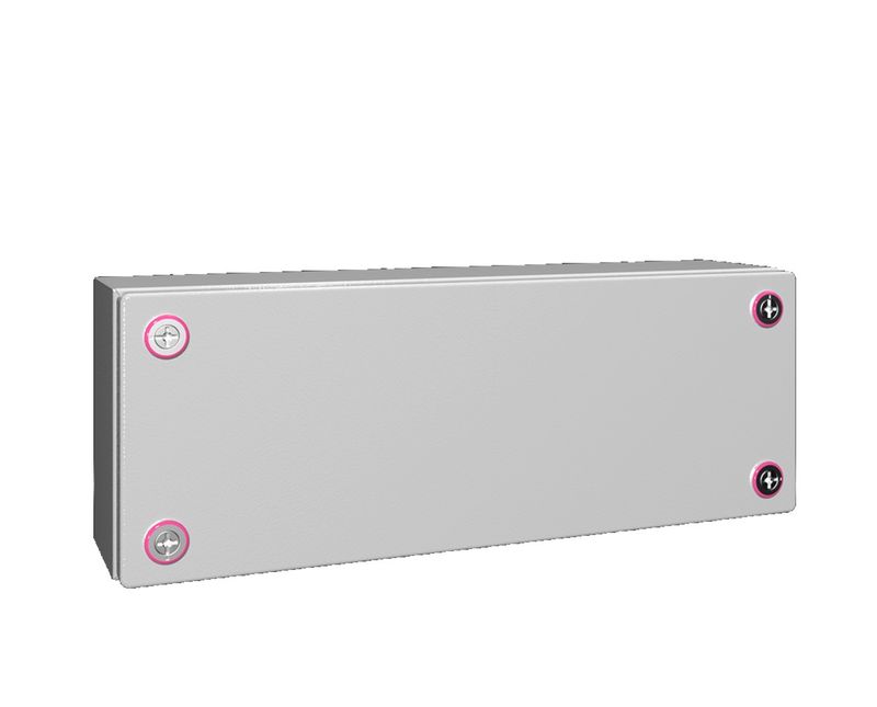 Caixa-Passagem-Industrial-Sobrepor-Aco-Carbono-Cinza-7035-IP66-150X-400X-120MM-Sem-Flange-1589000-Rittal