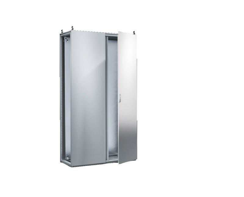 Painel-Modular-Aco-Carbono-Pintura-Cinza-7035-IP55-2-Porta-2000X-1000X-600MM-8006500-Rittal