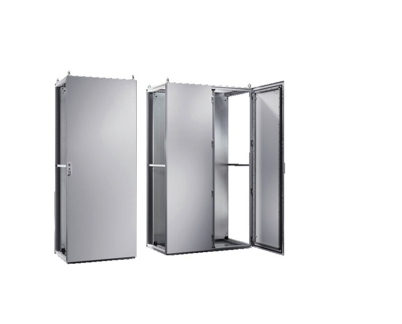 Painel-Modular-Aco-Carbono-Pintura-Cinza-7035-IP55-1-Porta-2200X-1000X-600MM-8026500-Rittal