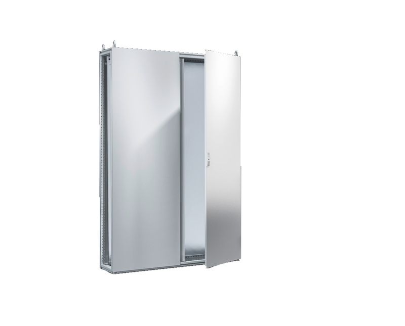 Painel-Modular-Aco-Carbono-Pintura-Cinza-7035-IP55-2-Porta-2000X-1200X-400MM-8204500-Rittal
