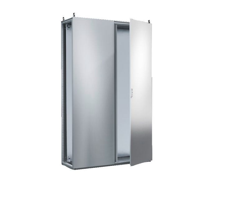 Painel-Modular-Aco-Carbono-Pintura-Cinza-7035-IP55-2-Porta-2200X-1200X-600MM-8226500-Rittal