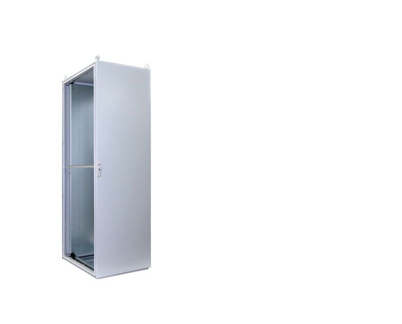 Painel-Modular-Aco-Carbono-Pintura-Cinza-7035-IP55-1-Porta-2000X-600X-800MM-8608500-Rittal