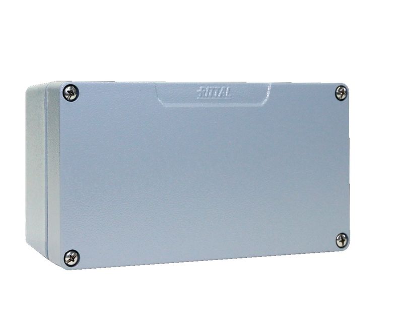 Caixa-Passagem-Industrial-Sobrepor-Aluminio-Cinza-7001-IP66-120X-220X-93MM-Sem-Flange-9110210-Rittal