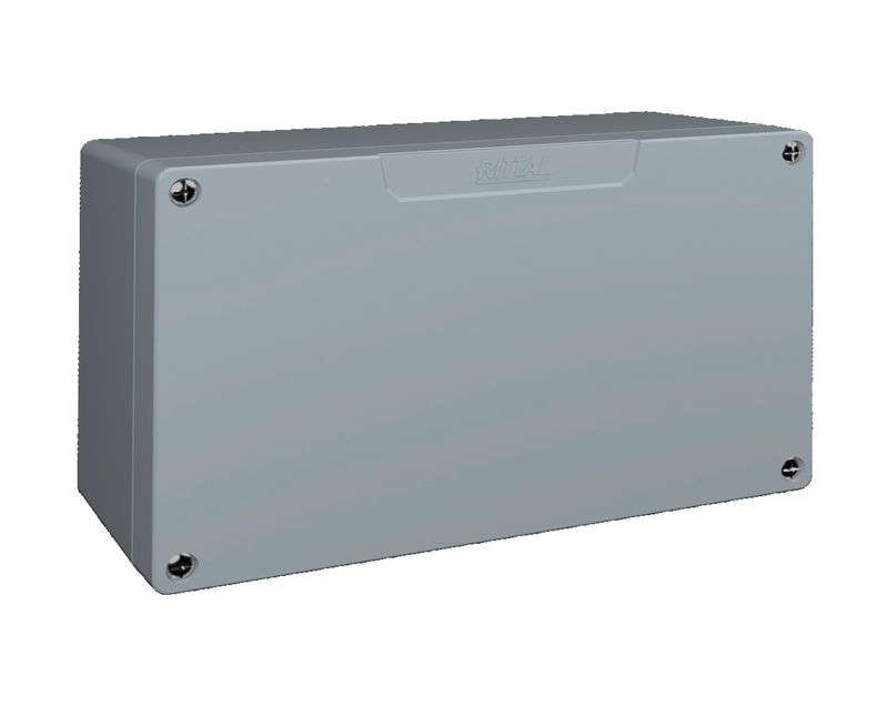 Caixa-Passagem-Industrial-Sobrepor-Aluminio-Cinza-7001-IP66-160X-260X-93MM-Sem-Flange-9113210-Rittal