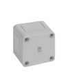 Caixa-Passagem-Industrial-Sobrepor-Policarbonato-Fibra-Vidro-Cinza-7035-IP66-65X-65X-57MM-Sem-Flange-9500000-Rittal