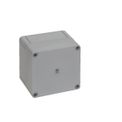 Caixa-Passagem-Industrial-Sobrepor-Policarbonato-Fibra-Vidro-Cinza-7035-IP66-110X-110X-90MM-Sem-Flange-9507000-Rittal