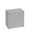 Caixa-Passagem-Industrial-Sobrepor-Policarbonato-Fibra-Vidro-Cinza-7035-IP66-180X-182X-90MM-Sem-Flange-9517000-Rittal